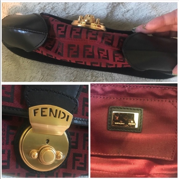 👑✅PRICE FIRM✅  AUTHENTIC Fendi Borsa Zucca Bag - Picture 9 of 17